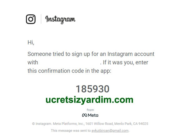 Instagram Onay Kodu Yardım